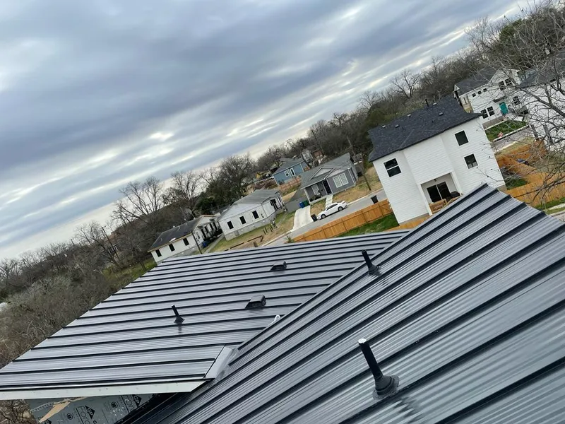 Standing seam metal roof panels with vents for Skylight Repair in East Hempfield
